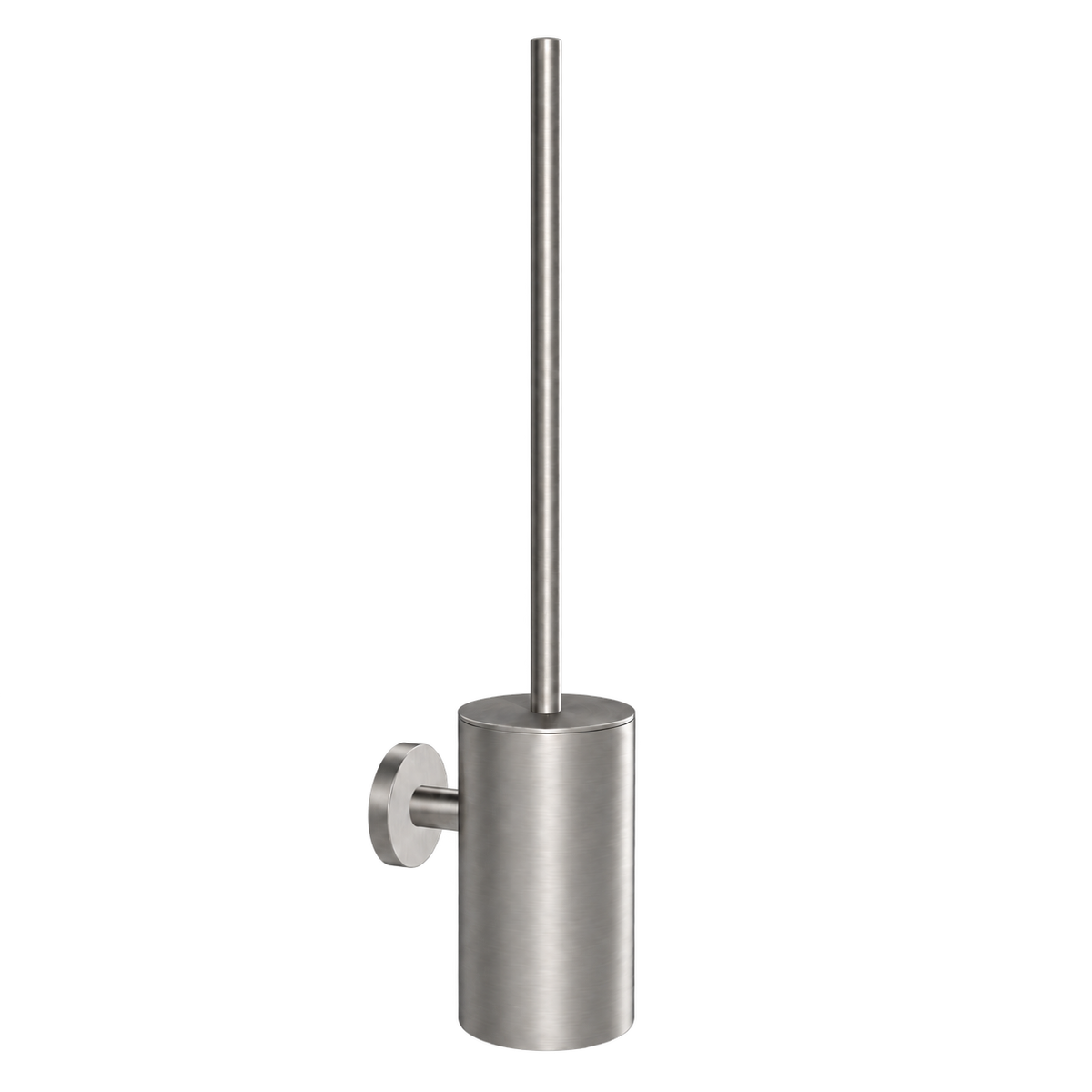 Color: Brushed | OCEAN Toilet Brush Set, transparent main image
