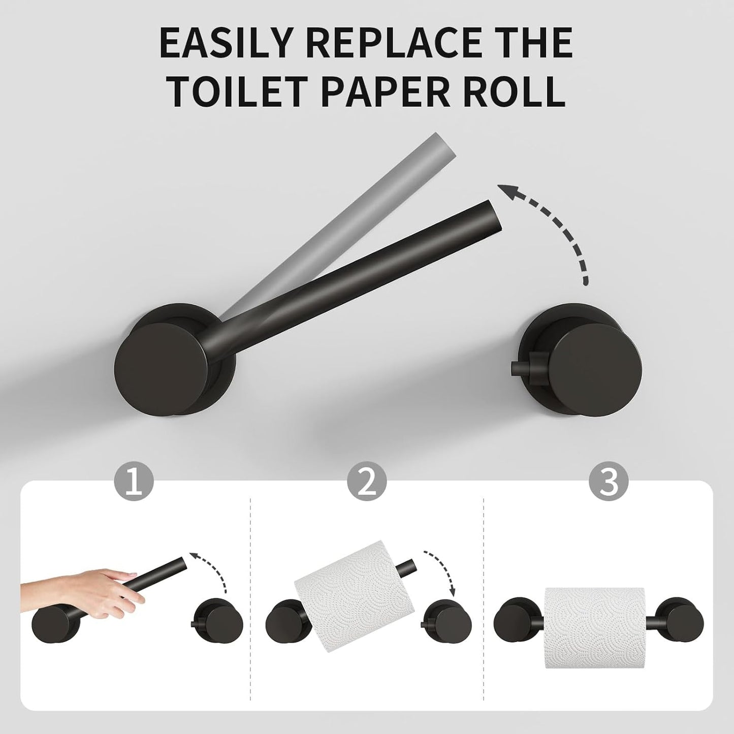 YUMORE Toilet Paper Holder Bathroom Organization