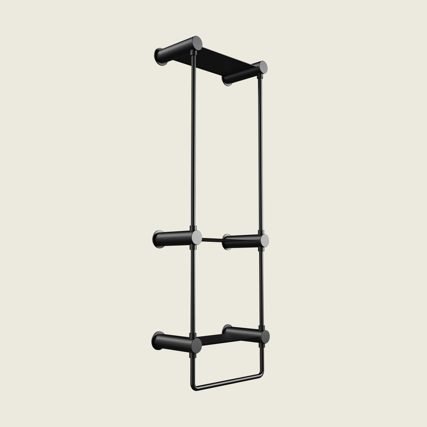 YUMORE 200UP Towel Rack Bathroom Towel Storage Rack Double
