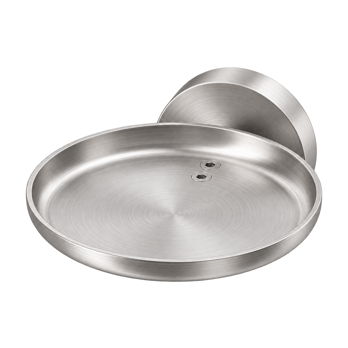 Color: Brushed | OCEAN Soap Dishes, transparent main image