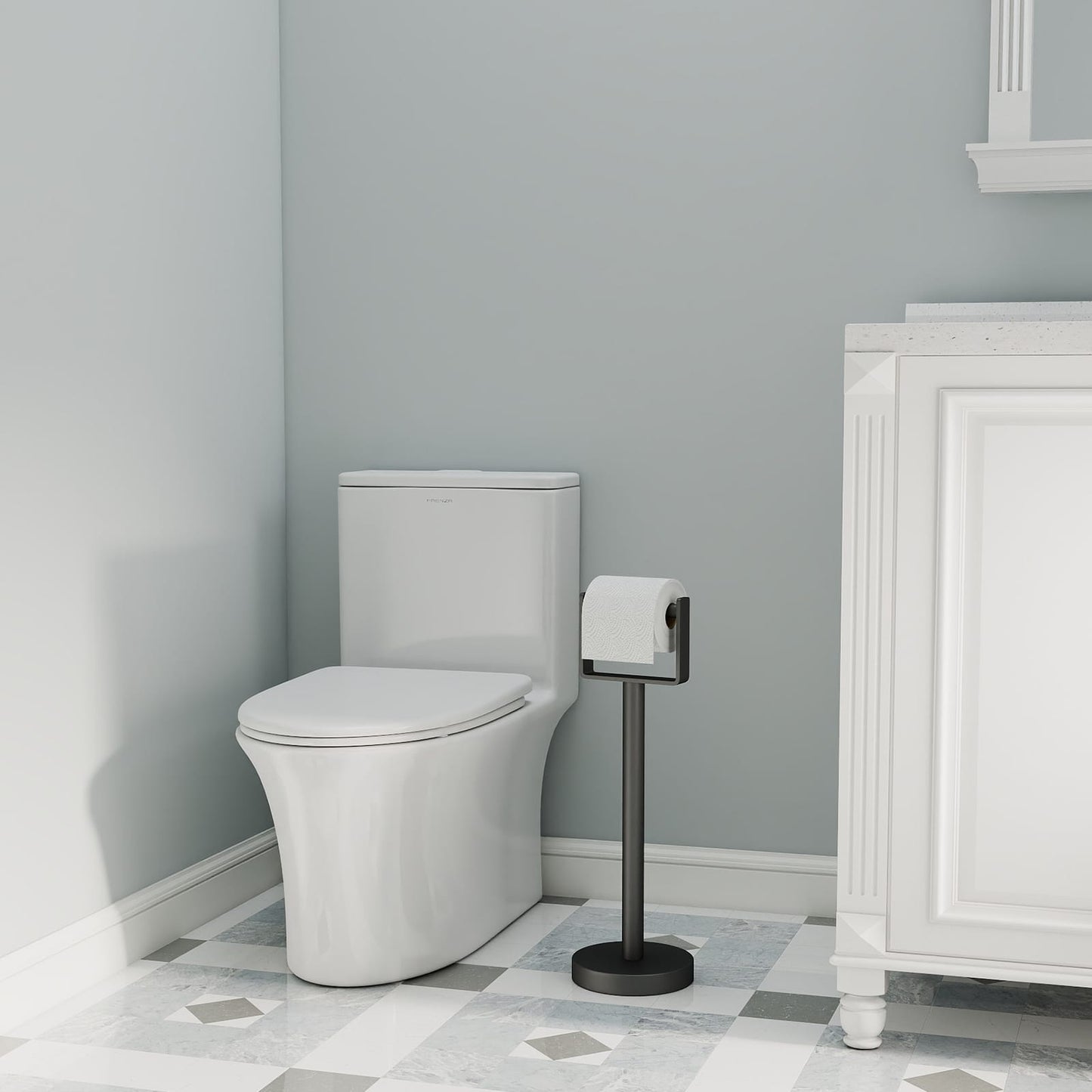 YUMORE Toilet Paper Holder Stand 10507601