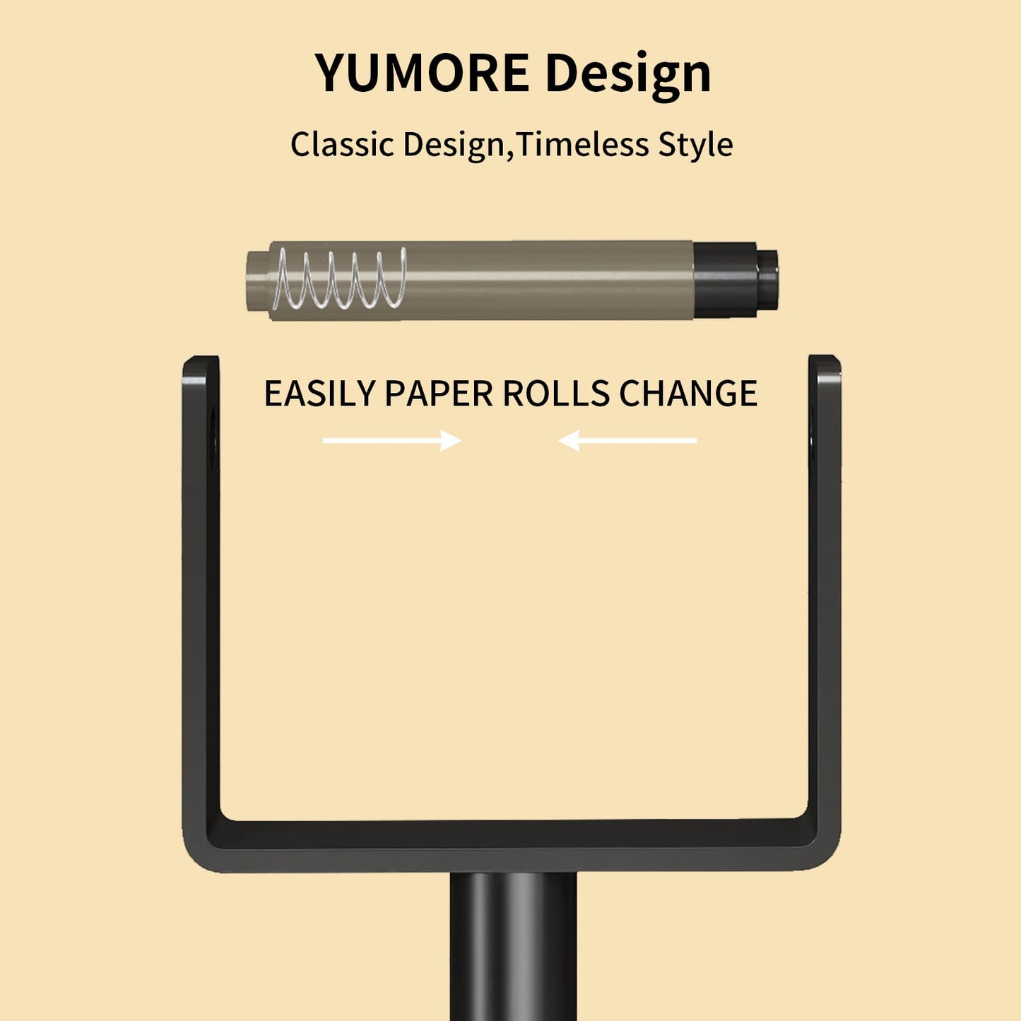 YUMORE Toilet Paper Holder Stand 10507601