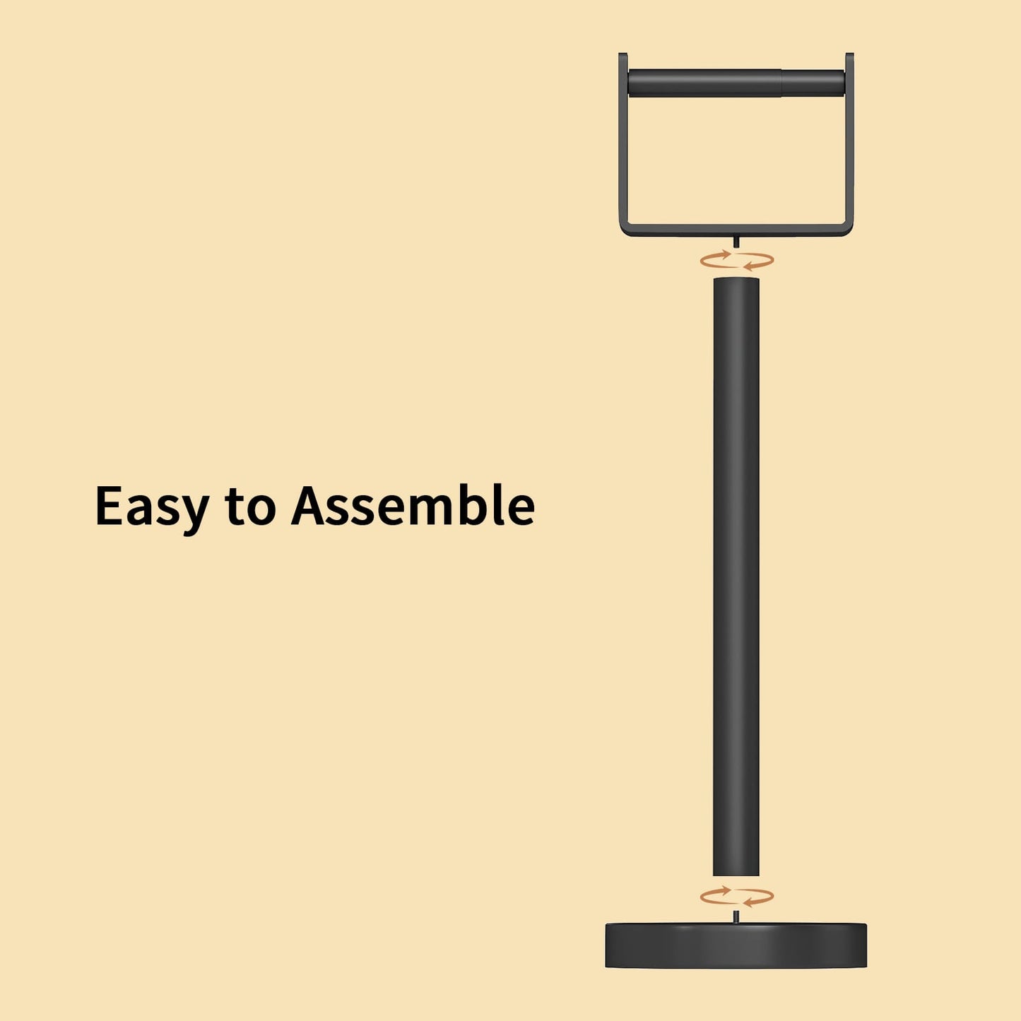 YUMORE Toilet Paper Holder Stand 10507601