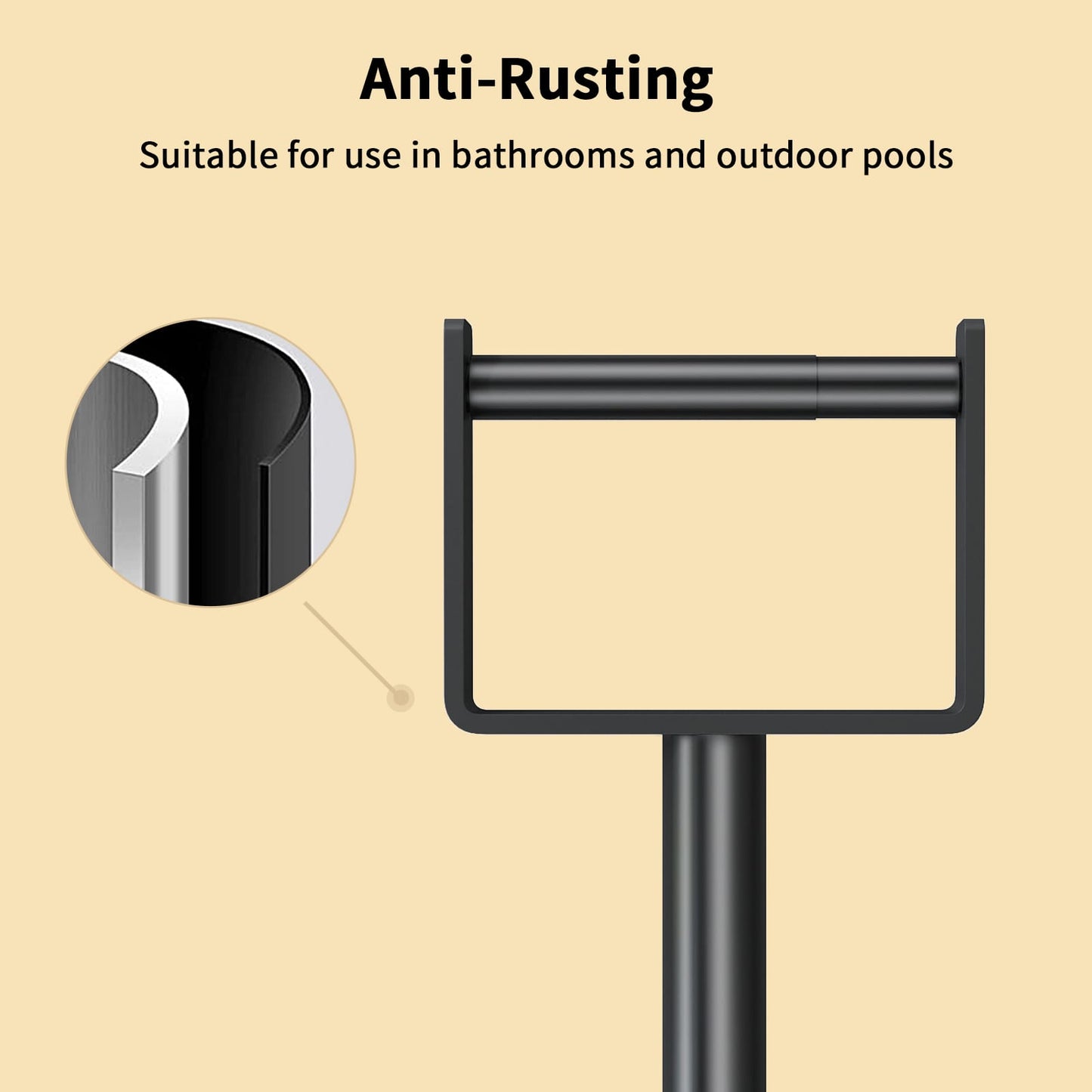 YUMORE Toilet Paper Holder Stand 10507601