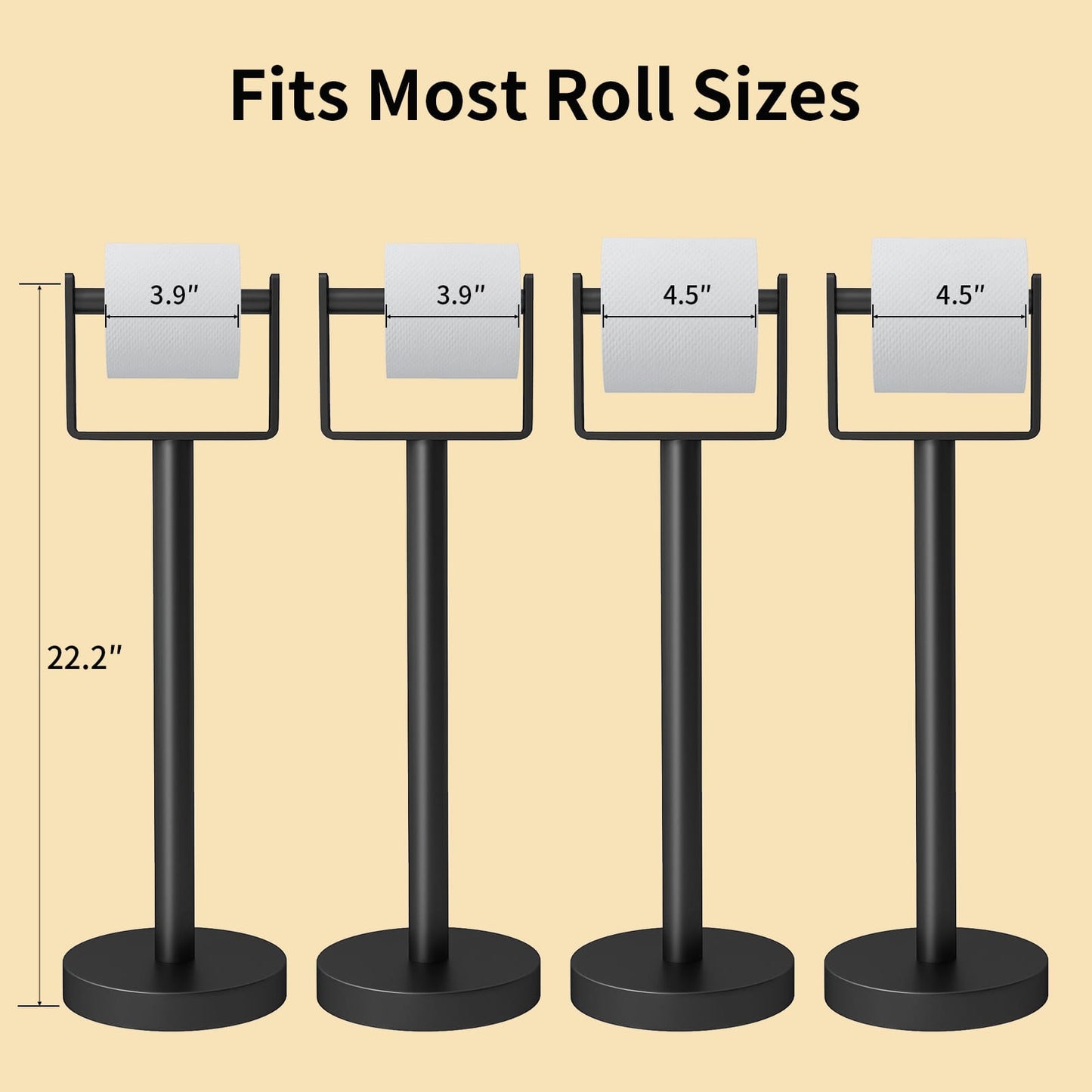 YUMORE Toilet Paper Holder Stand 10507601