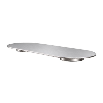 Color: Brushed | OCEAN Sink Vanity Trays, transparent main image