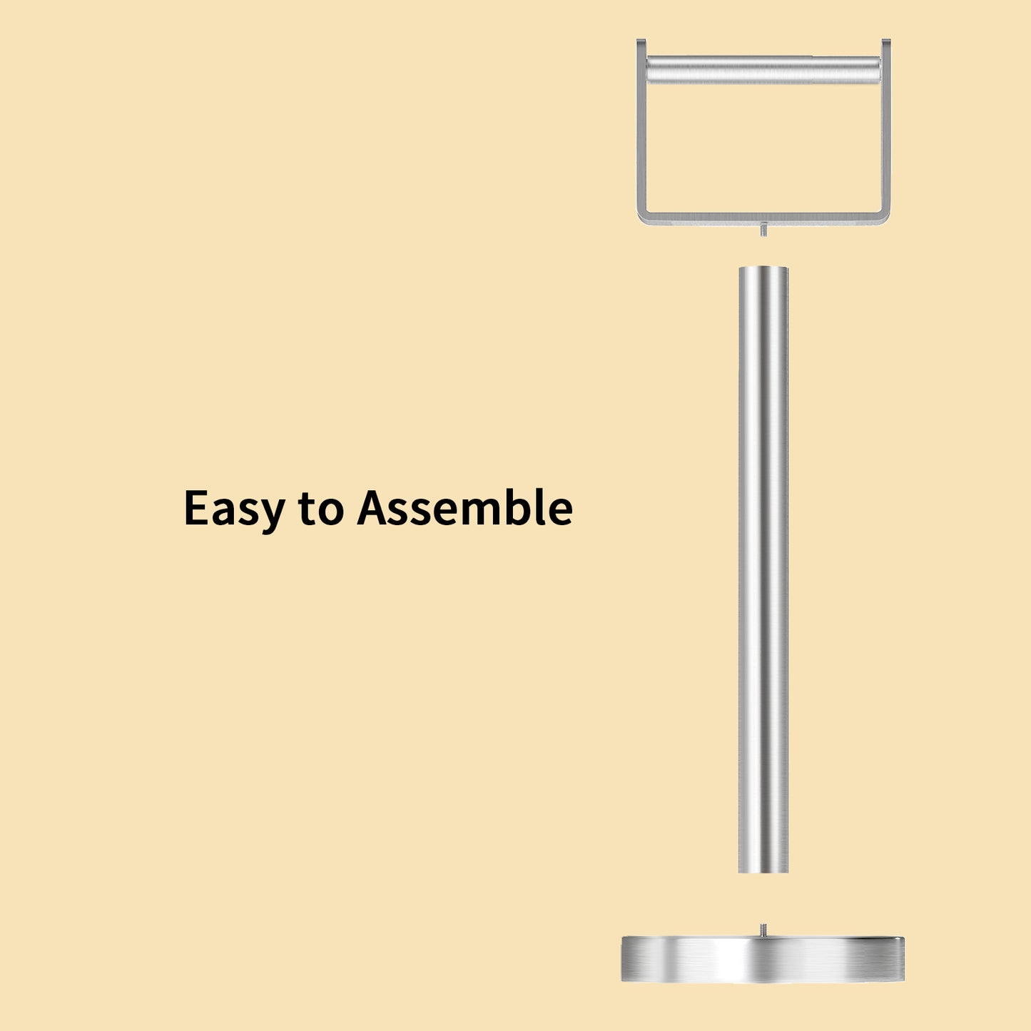 YUMORE Hand Towel Holder Stand Countertop Bathroom