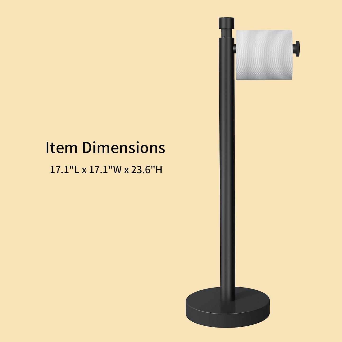 YUMORE Hand Towel Holder Stand Countertop Bathroom