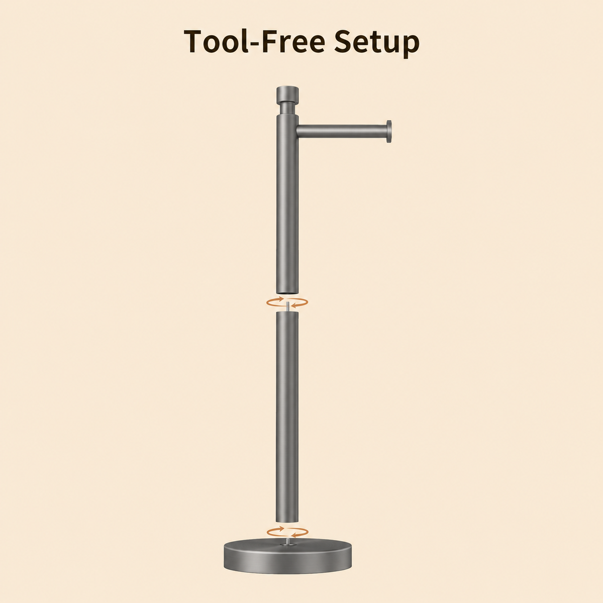 Color: Gray | Tool-Free Setup