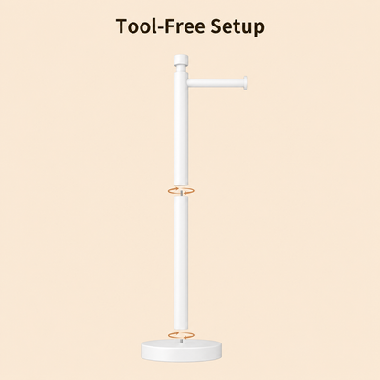 Color: White | Tool-Free Setup