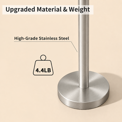 Color: Silver | Upgraded Material & Weight, high-grade stainless steel and 4.4LB