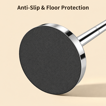 Color: Chrome | Anti-Slip & Floor Protection